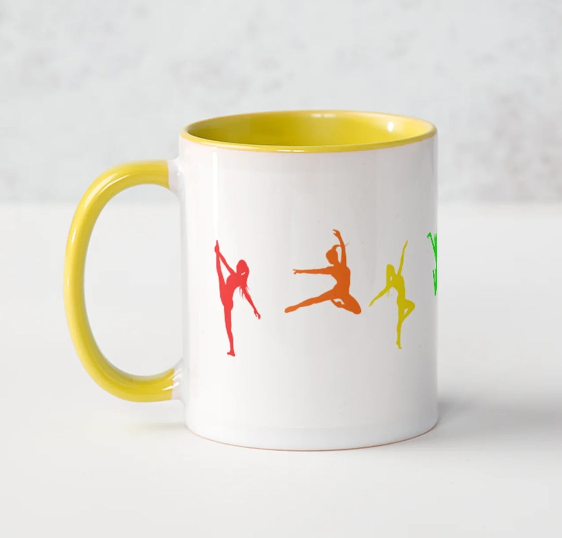 Mug - Multi-coloured silhouettes