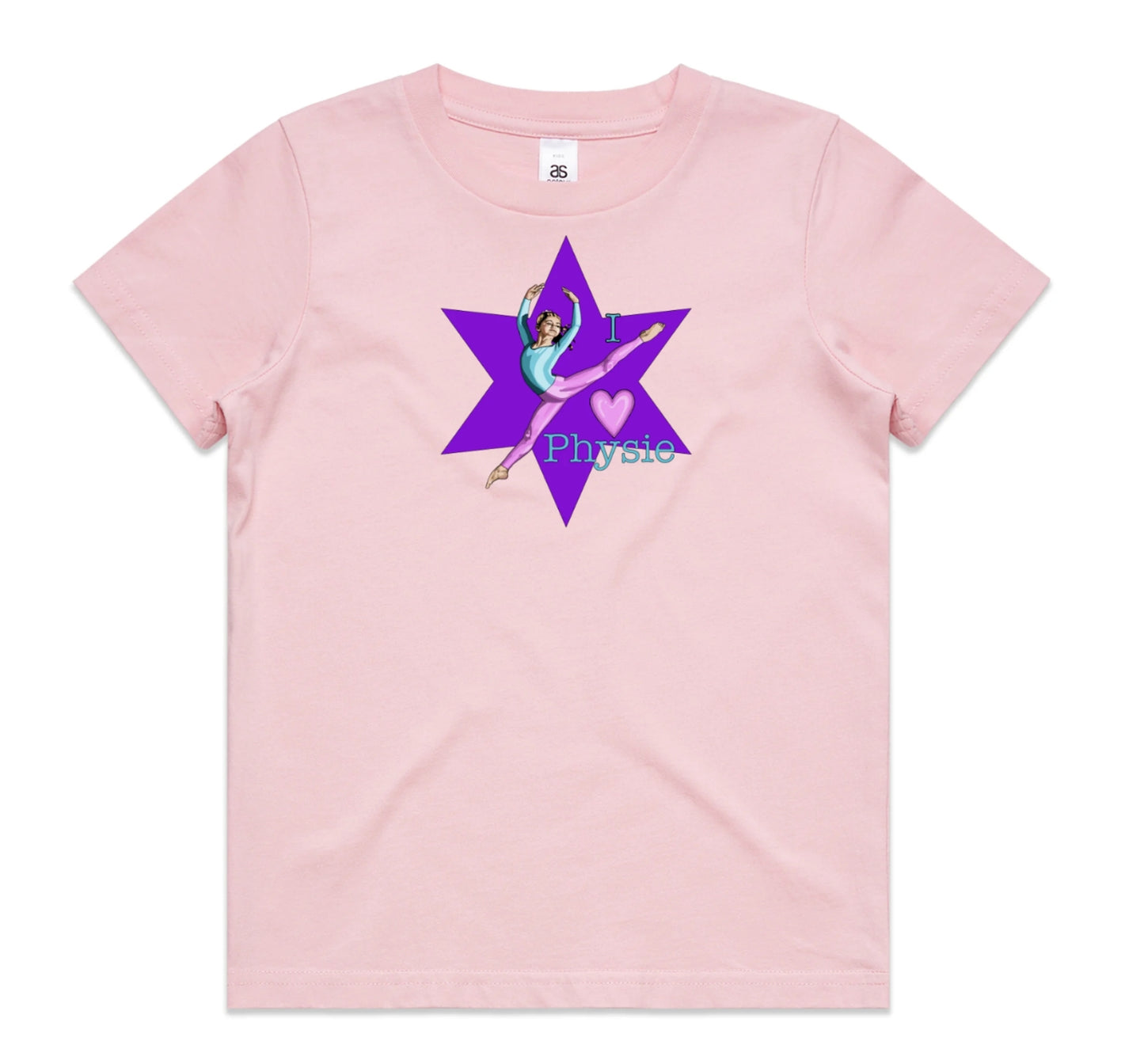 Pink "I heart Physie" T-shirt